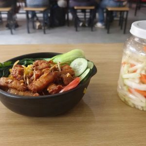Chảo nóng ba chỉ quay